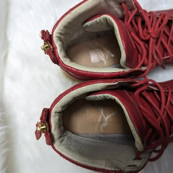 DIESEL DIAMOND - MEN'S Tango Red White Size 10 Style : Y00791 P1283-T4046 - Picture 5 of 9